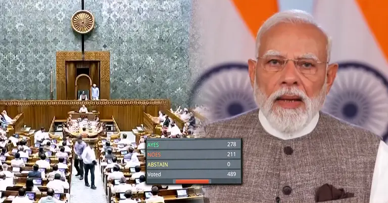 ভারতের পার্লামেন্ট; নরেন্দ্র মোদি